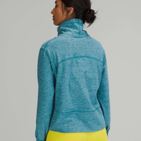 Lululemon Ready to Rulu Pullover Heathered Capture Blue Sz 6 - Picture 6 of 8